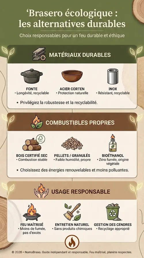 Infographie sur les braseros écologique !