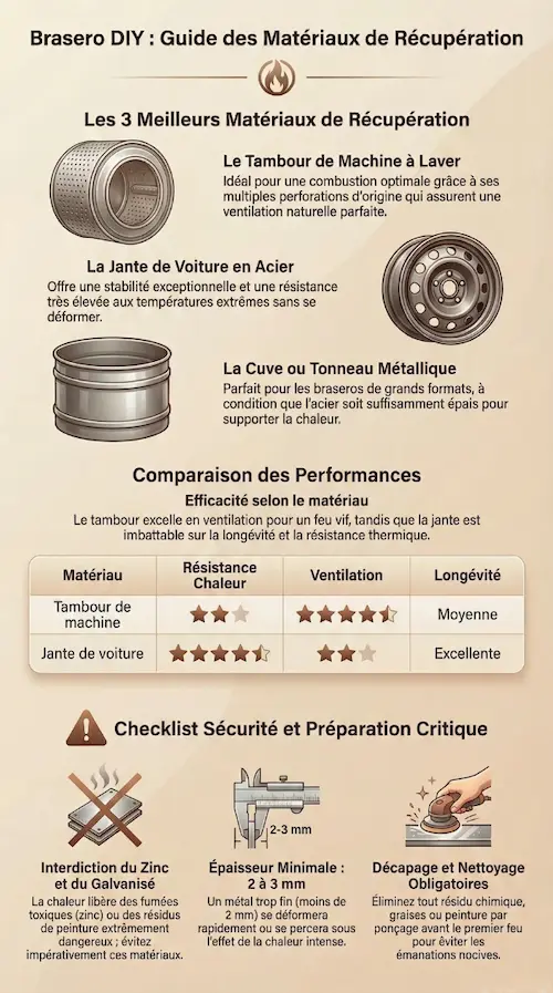 Infographie sur diy et outils de recup